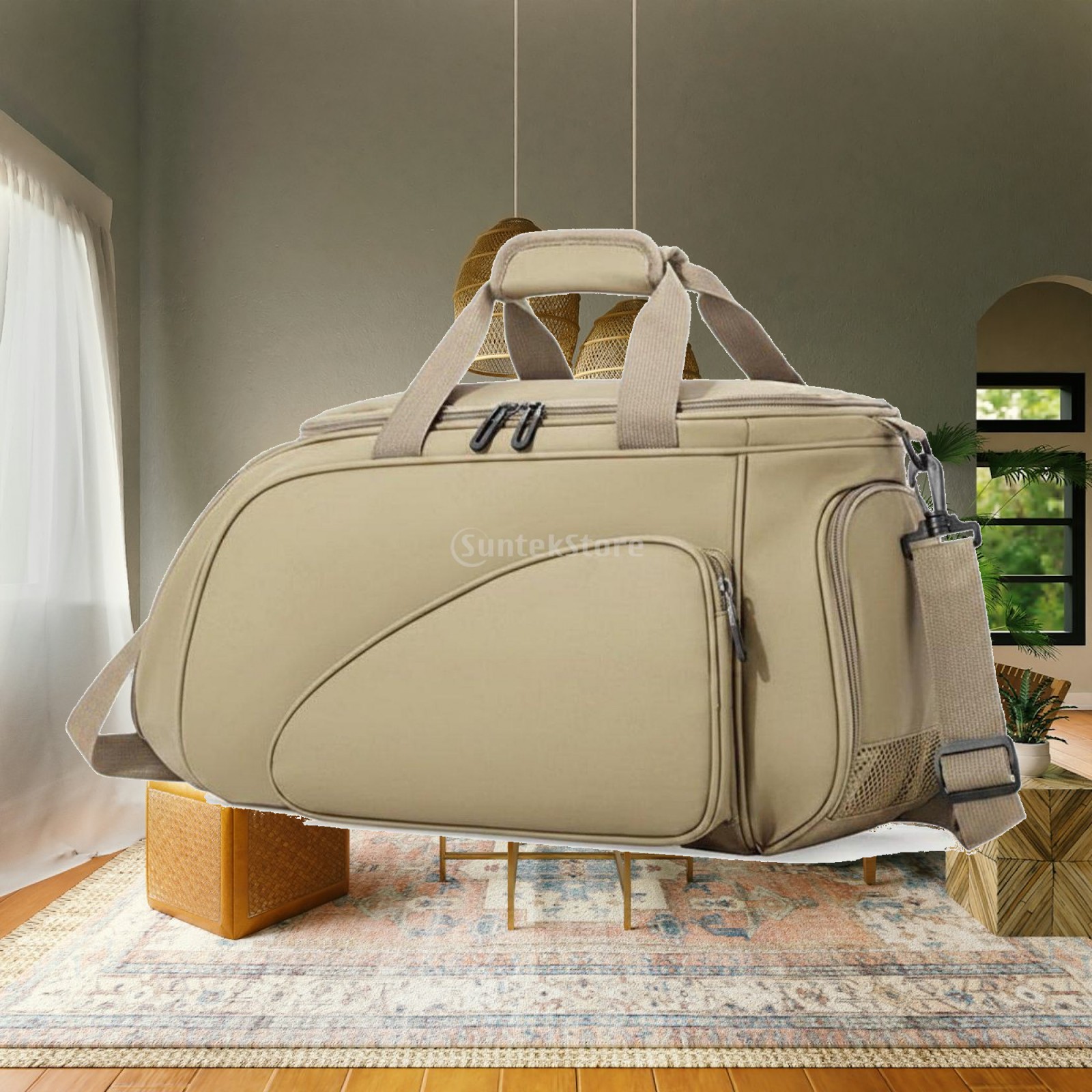 Table Tennis Shoes - Table Tennis Bag Multi-Compartment Layout Large