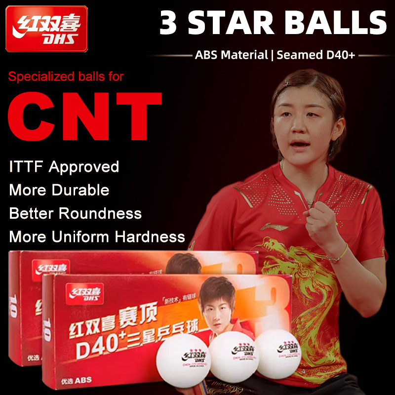 Table Tennis Hong Kong - DHS D40+ DJ40+ Ping Pong Balls