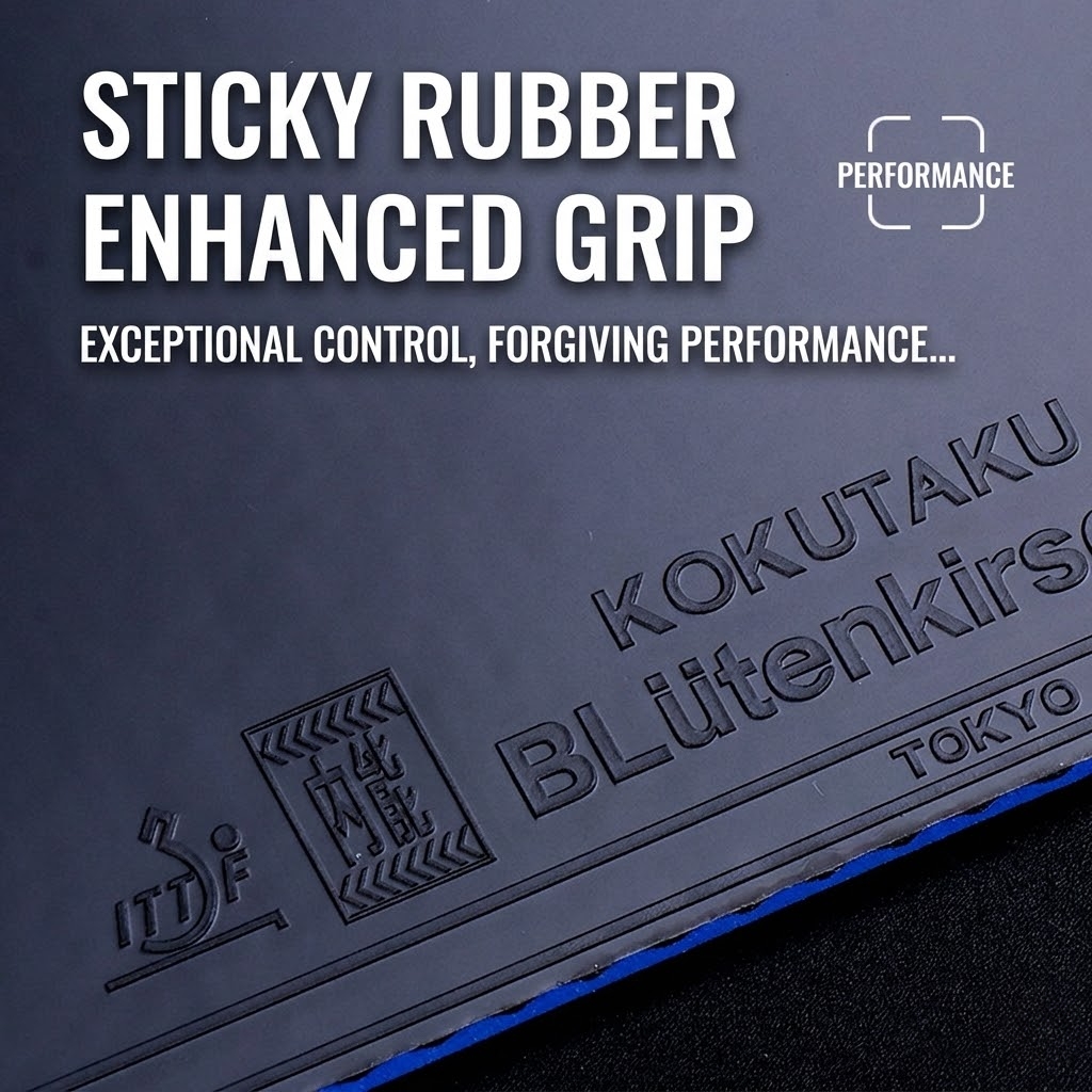 Kokutaku Table Tennis Racket R - Table Tennis Forehand Rubber recension och pris
