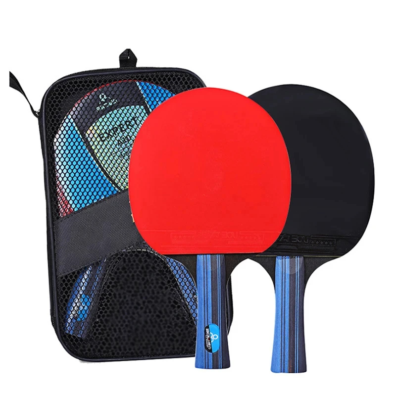 5/6 Star Table Tennis Racket 2 - Table Tennis Forehand Rubber recension och pris